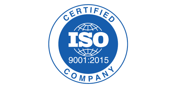 ISO 9001 certified company